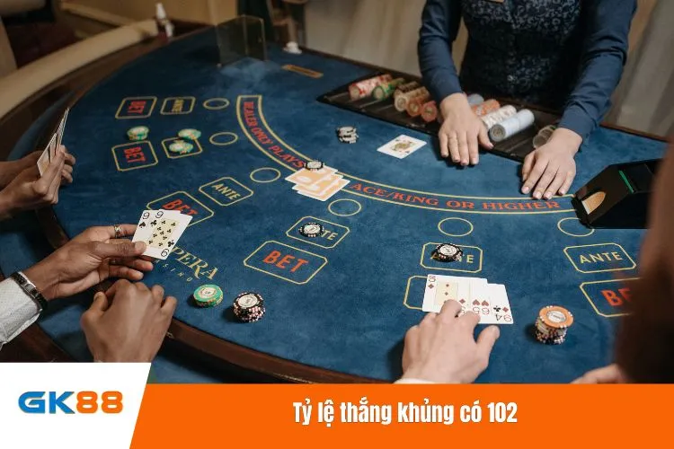 Tỷ lệ thắng khủng có 102