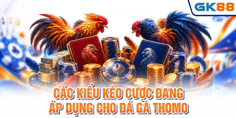 Các kiểu kèo cược đang áp dụng cho đá gà Thomo