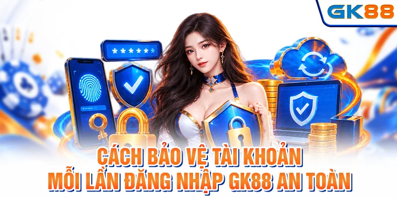 Cách bảo vệ tài khoản để mỗi lần đăng nhập GK88 được an toàn