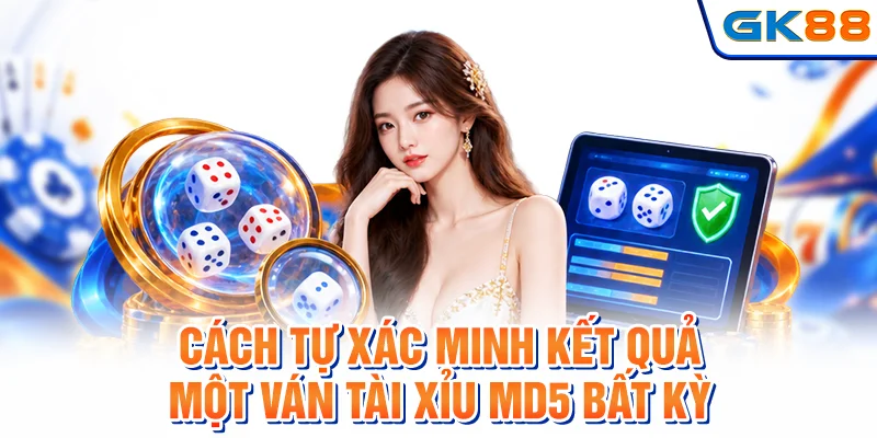 Cách tự xác minh kết quả một ván tài xỉu MD5 bất kỳ