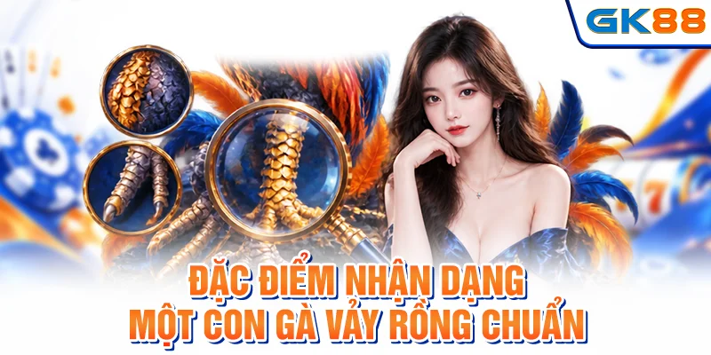 Đặc điểm nhận dạng một con gà vảy rồng chuẩn